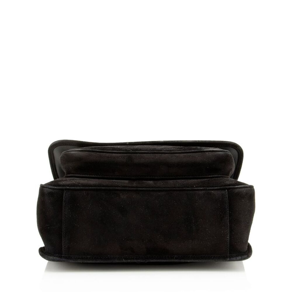 Saint Laurent Suede Monogram Niki Medium Shoulder Bag - Picture 4 of 16